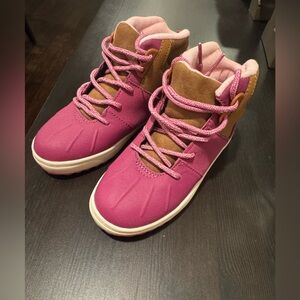 OshKosh B'gosh Pink and Brown Kids Boots